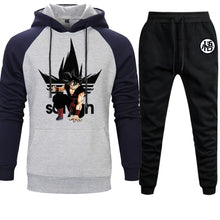 Load image into Gallery viewer, Men's Sets Hoodies+Pants Autumn Winter Hooded Sweatshirt Sweatpants Fashion Slim Fit Men Set Hoodie Pant Hip Hop Pullover Hoody